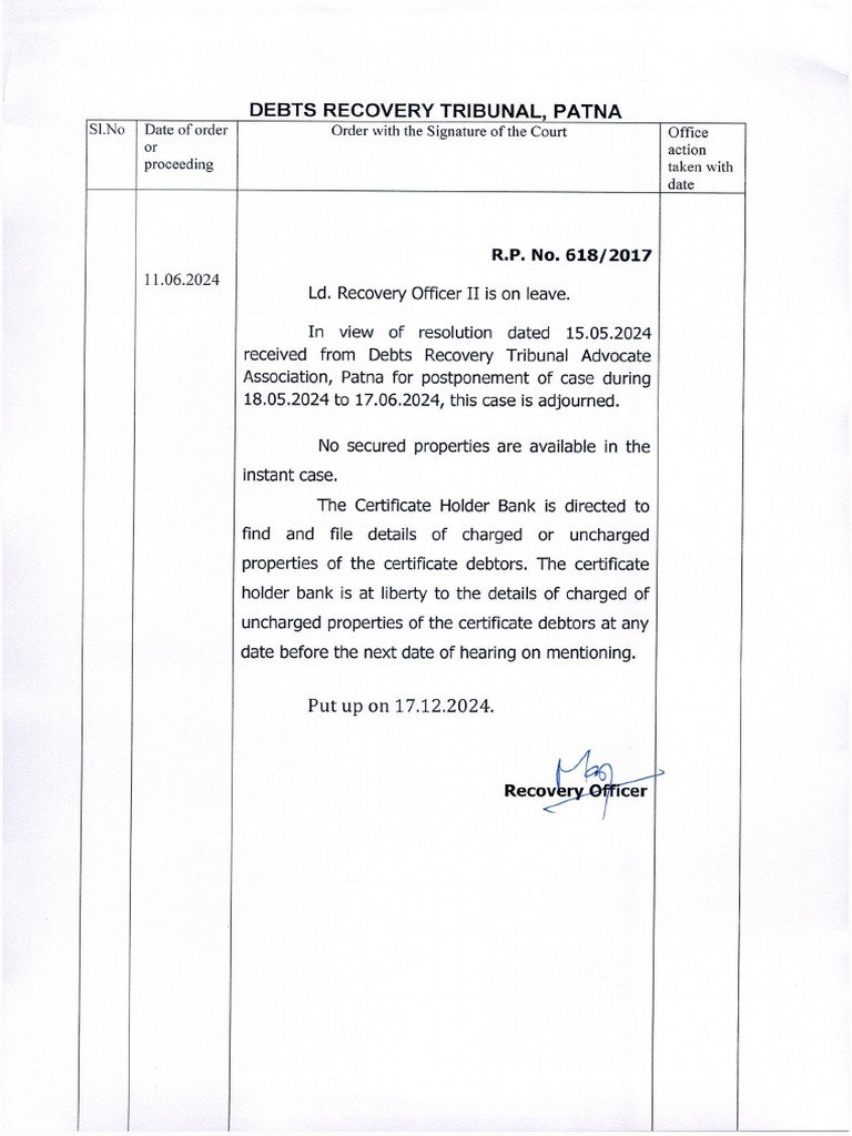 Order Dated 11.06.2024 | PDF
