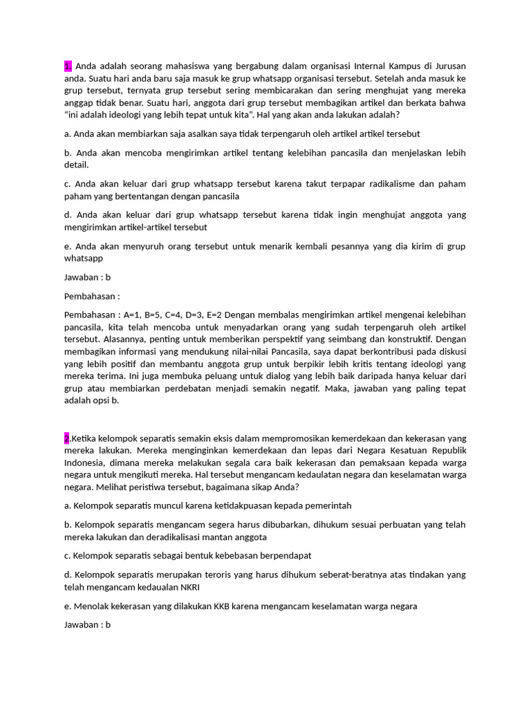 Contoh Dokumen Yang Rapi | PDF