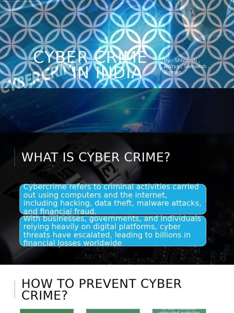 Cyber Crime in India | PDF
