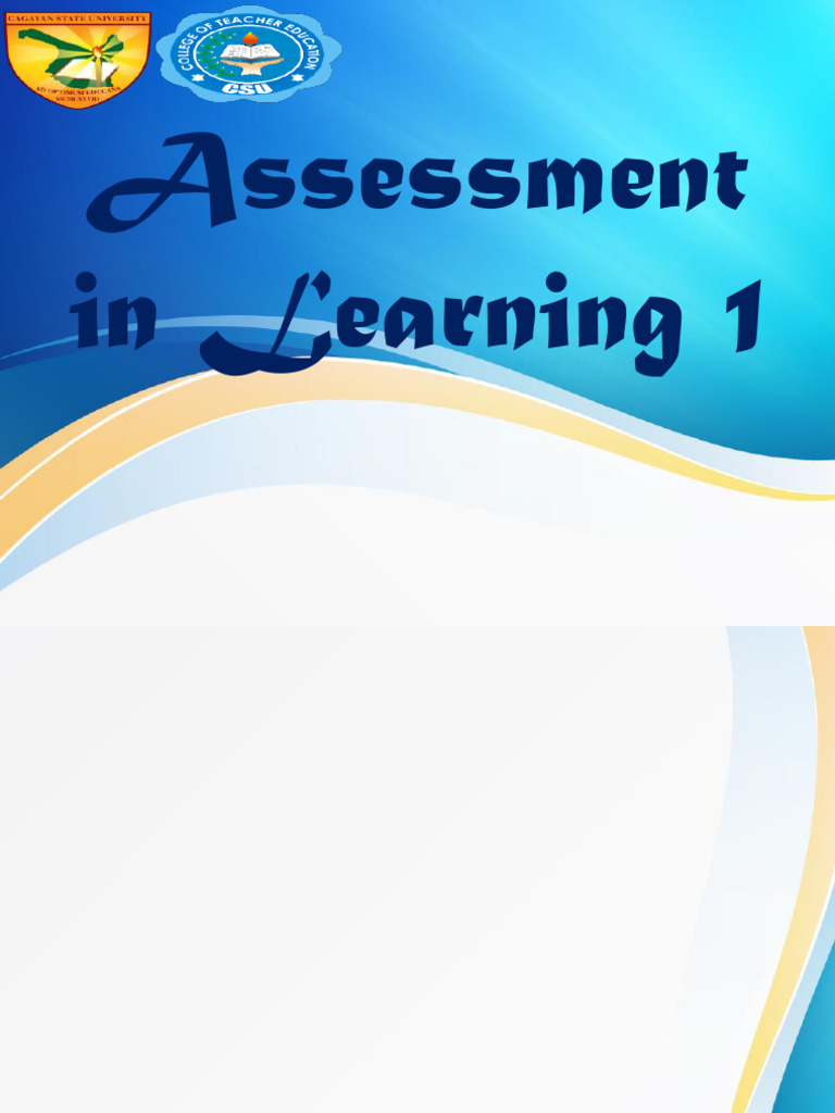Assessment in Learning 1 - Unit 2 Topic 3 | PDF | Equations ...