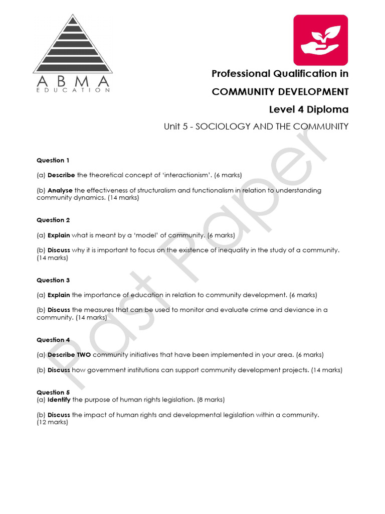 COMD Level 4 Unit 5 | PDF