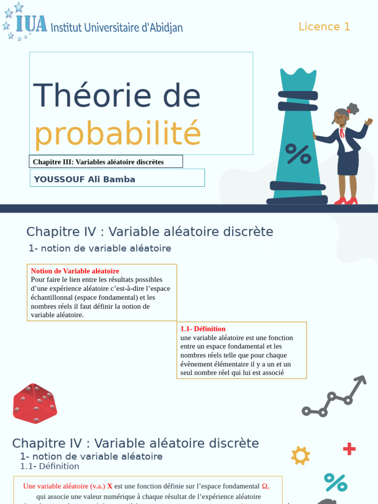 Probabilité Chapitre IV | PDF | Loi de probabilité | Écart type