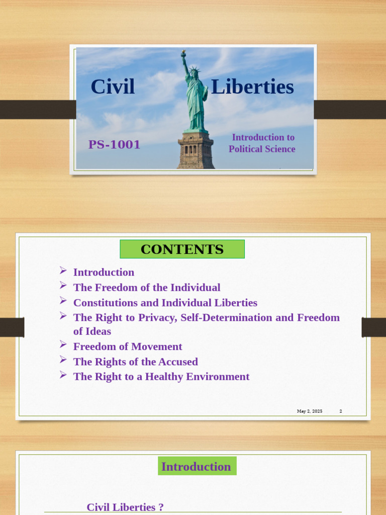 Civil Liberties (Modified) | PDF | Freedom Of Speech | Human Rights