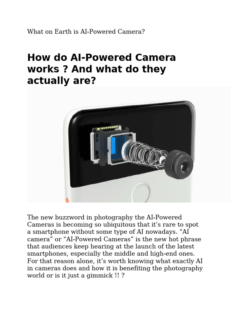 Understanding AI-Powered Cameras | PDF | Camera | Artificial Intelligence