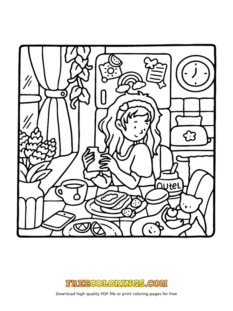 Girl Moments Coco Wyo Coloring Page Pdf