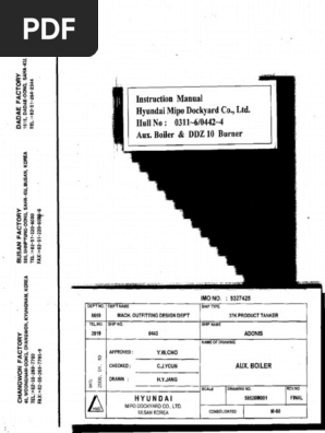 Auxiliary Boiler Technical Documentation | PDF | Boiler | Water