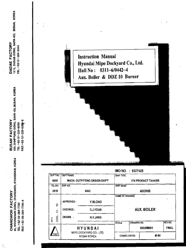 Auxiliary Boiler 120438 | PDF | Boiler | Water