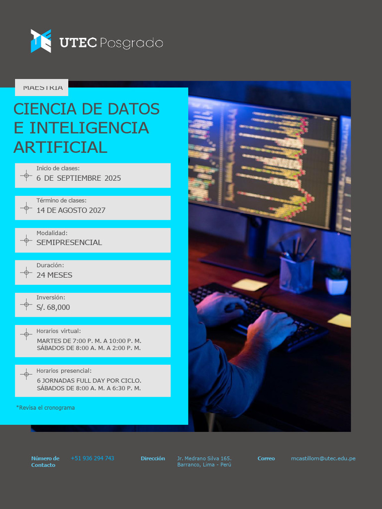 Maestría en Ciencia de Datos y IA | PDF | Inteligencia artificial ...