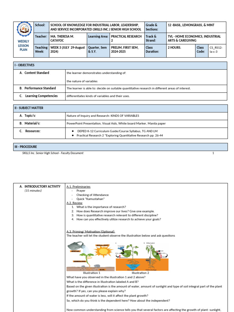 August 5-9 | PDF | Level Of Measurement | Categorical Variable