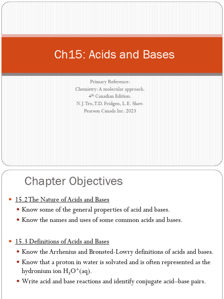 Understanding Generic Acids | PDF | Acid | Ph