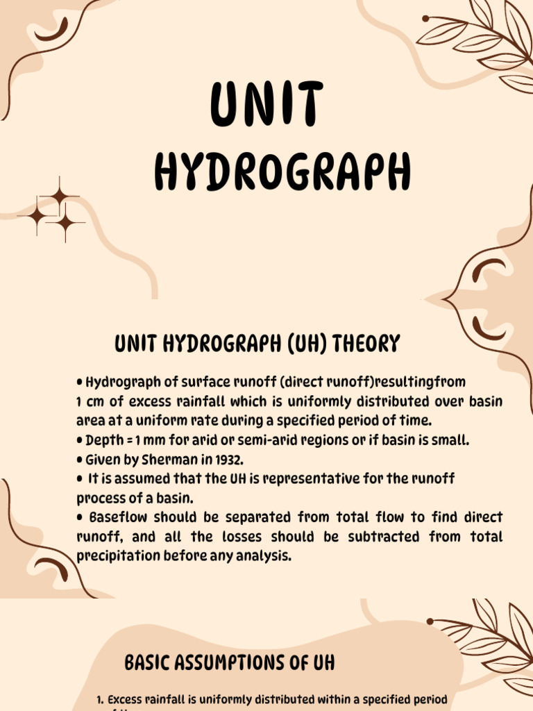 Unit Hydrograph and Runoff Estimation | PDF | Discharge (Hydrology ...