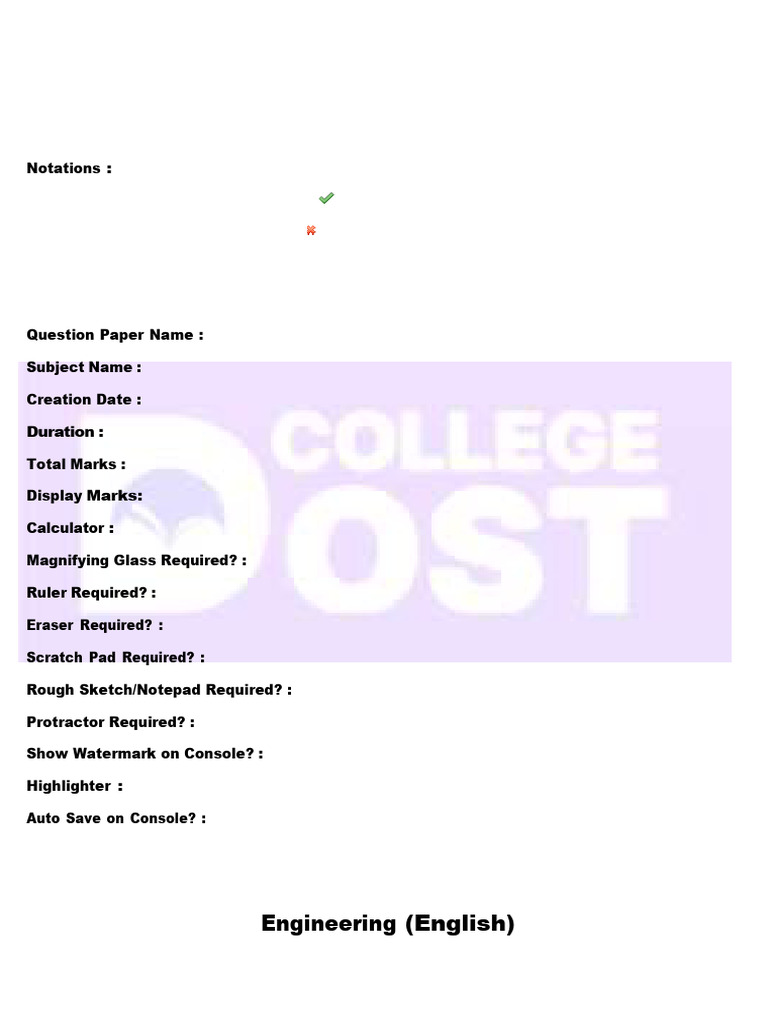 4th August 2021 Shift 2 | PDF | Multiple Choice | Evaluation