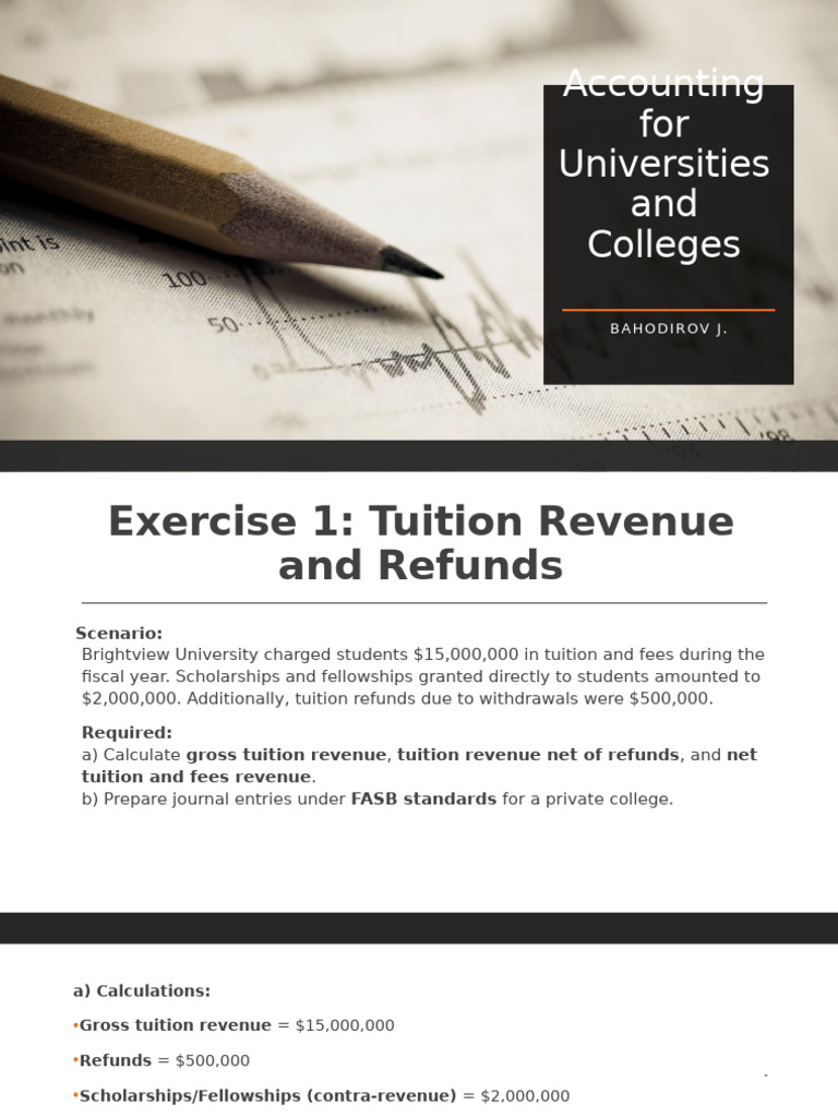 Accounting Practices for Higher Education | PDF | Fund Accounting ...