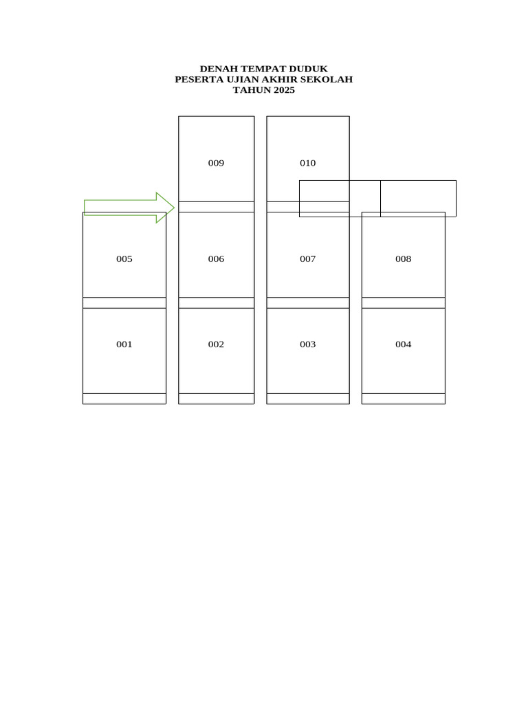 Denah Tempat Duduk | PDF