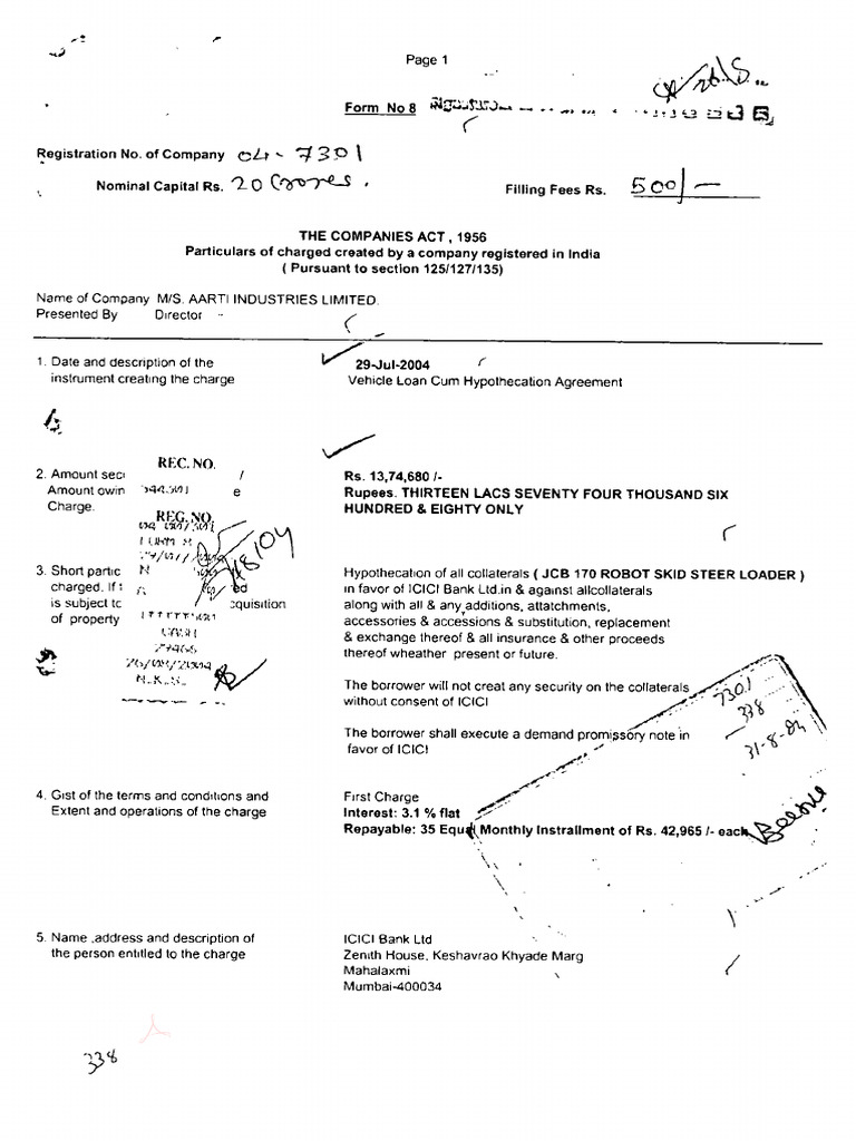 286 Form 8 PDF | PDF