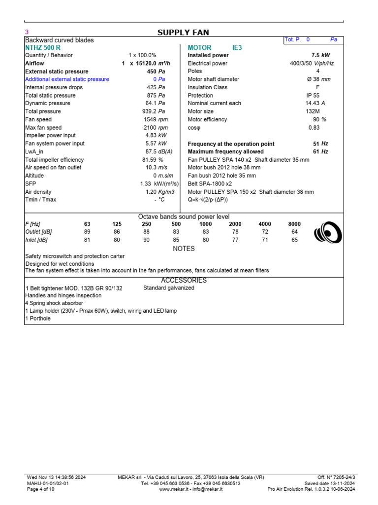 Unec-J326-Mas-Mech-011 - VRF, DX, Ahu, Mahu & Fahu 110 | PDF ...