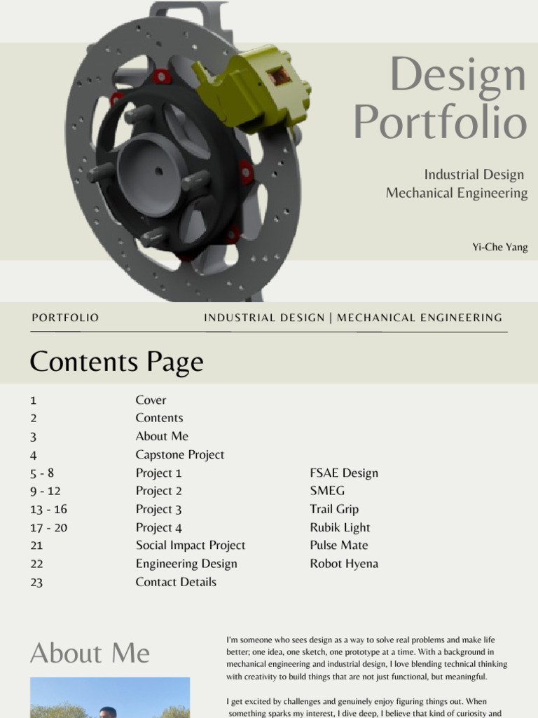 Design Portfolio (Improved) | PDF | Usability | Computer Aided Design