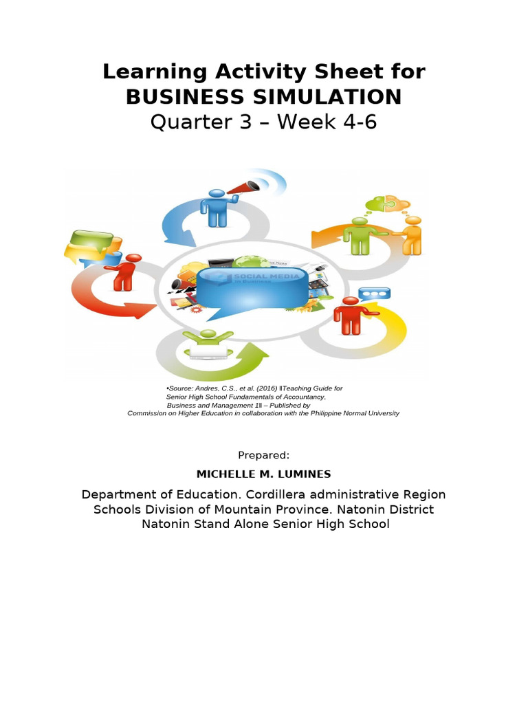 BES-.Q3.Wk.-4-6 Business Simulation | PDF | Pricing | Marketing