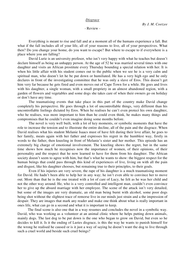 Disgrace | PDF | Social Science | Self-Improvement
