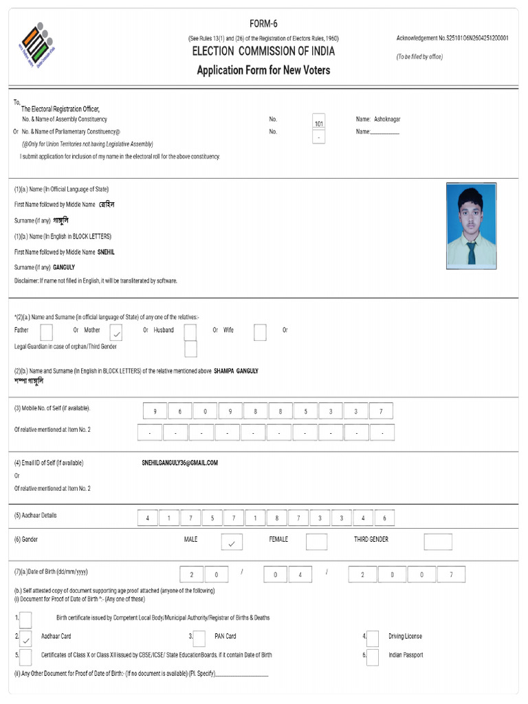 Form6 S25101O6N2604251200001 PDF | PDF