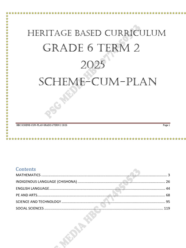 HBC Grade 6 Term 2 Curriculum Guide | PDF | Adjective | English Language