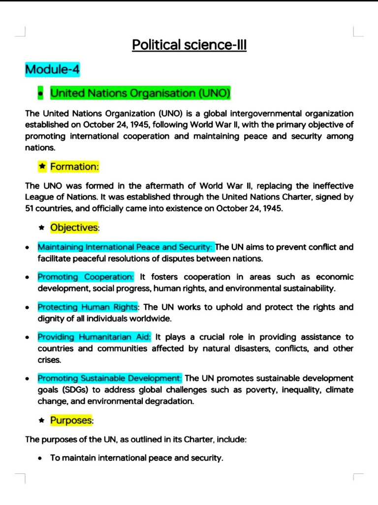 Pol Sci Module 4 | PDF