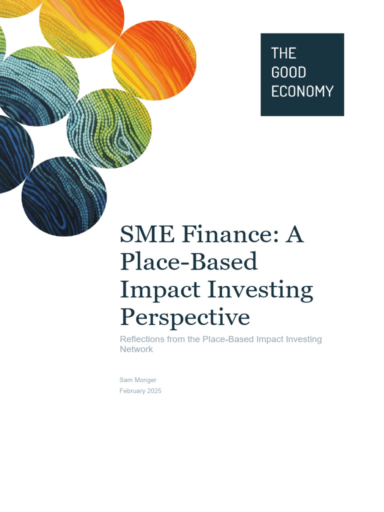 SME Finance and Place-Based Investing Insights | PDF | Small And Medium ...
