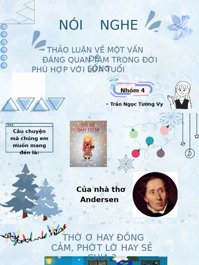 Blue and White Cute Winter Group Project Presentation | PDF