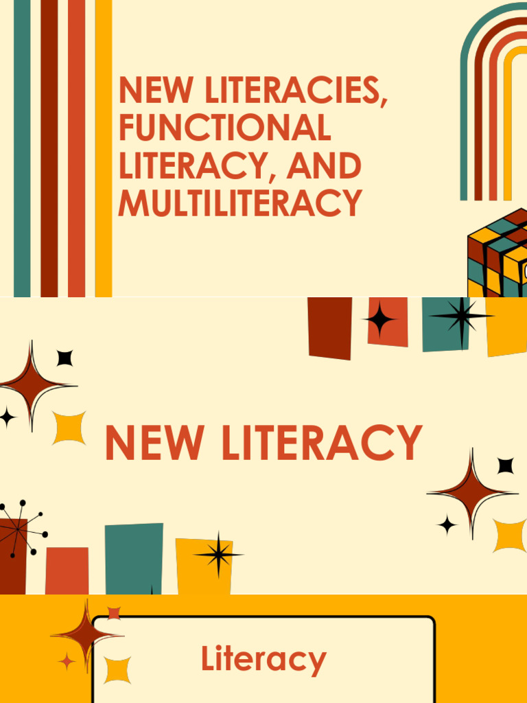 New Literacies Functional and Multi Literacies 1 | PDF | Literacy ...