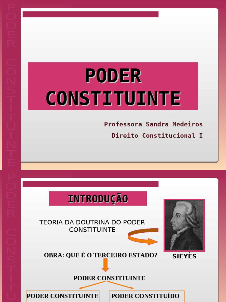 Poder Constituinte Atual | PDF | Emenda Constitucional | Constituição
