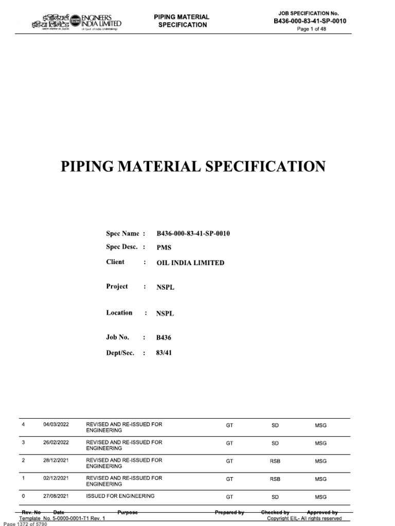 PMS For NSPL | PDF