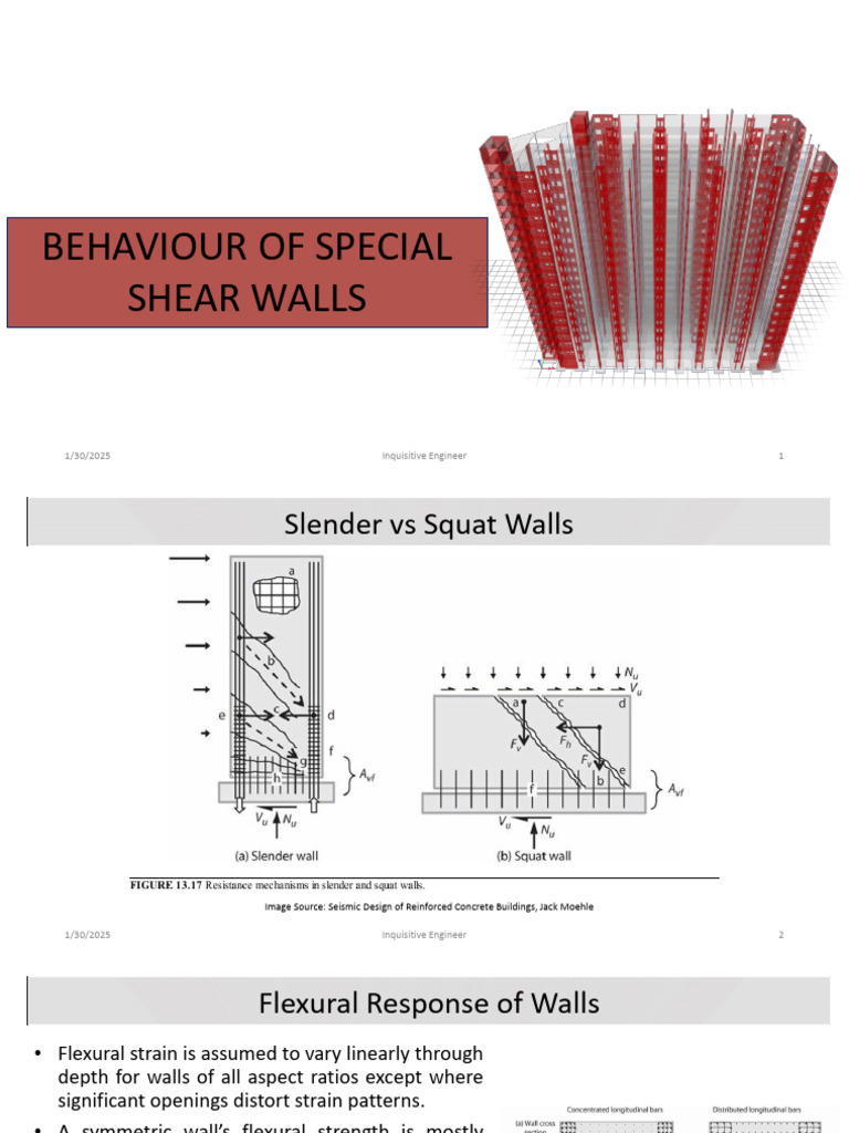 Lecture+3+ +Behaviour+of+Special+Shear+Walls | PDF | Reinforced ...
