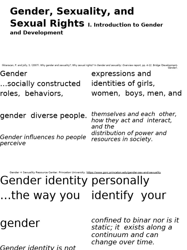 Understanding Gender and Sexuality Rights | PDF | Gender | Gender Studies