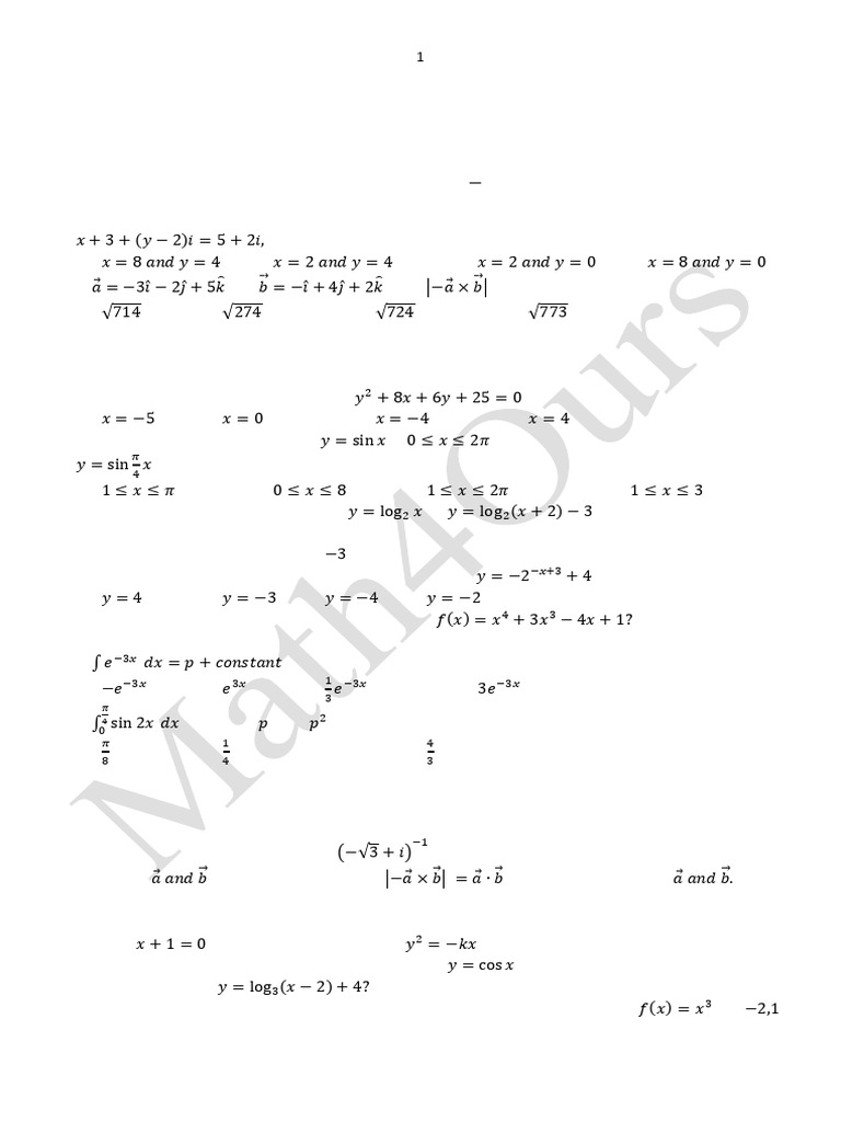 2025 Myanmar Matric Maths Exam Paper | PDF | Function (Mathematics ...
