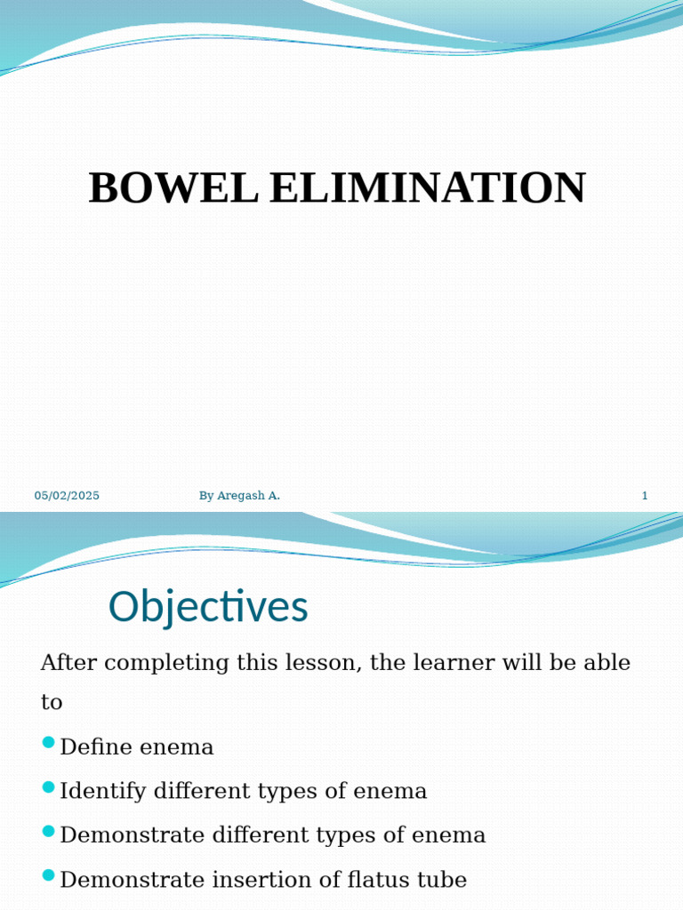 Enema Techniques and Colostomy Care Guide | PDF | Rectum | Large Intestine