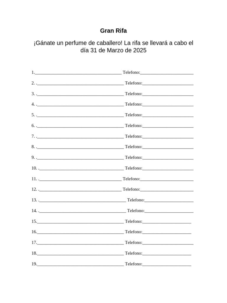 RIFA | PDF