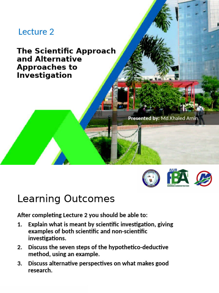 Scientific vs. Alternative Research Methods | PDF | Scientific Method ...