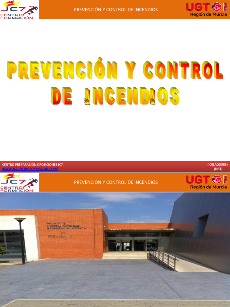 Prevención y Control de Incendios | PDF | Combustión | Materiales
