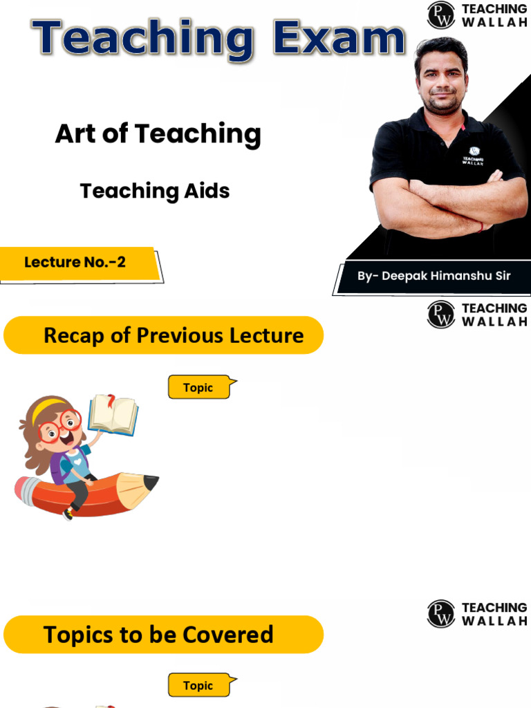 Teaching Aids 02 Class Notes | PDF