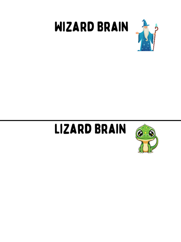 Lizard Brain vs. Wizard Brain Strategies | PDF