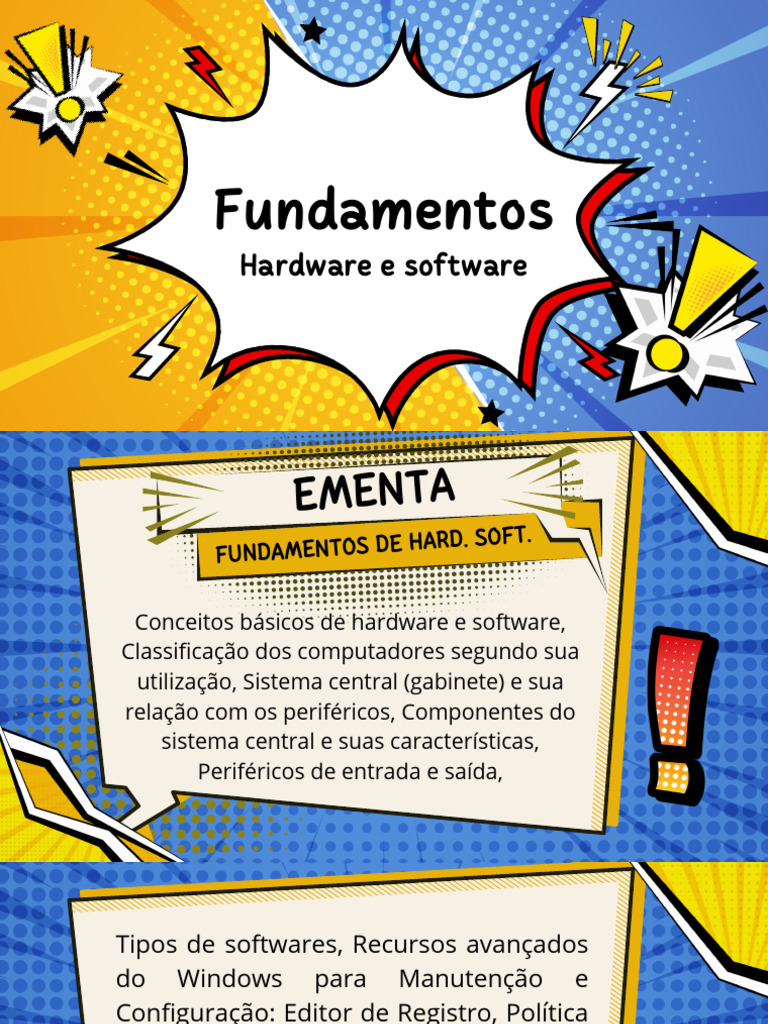 Fundamentos de Hardware e Software | PDF | Teclado de computador ...