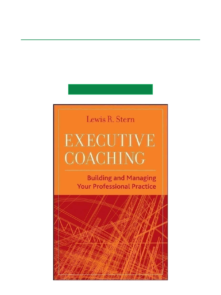 Executive Coaching for Nurse Leaders Guide | PDF | Psychotherapy ...