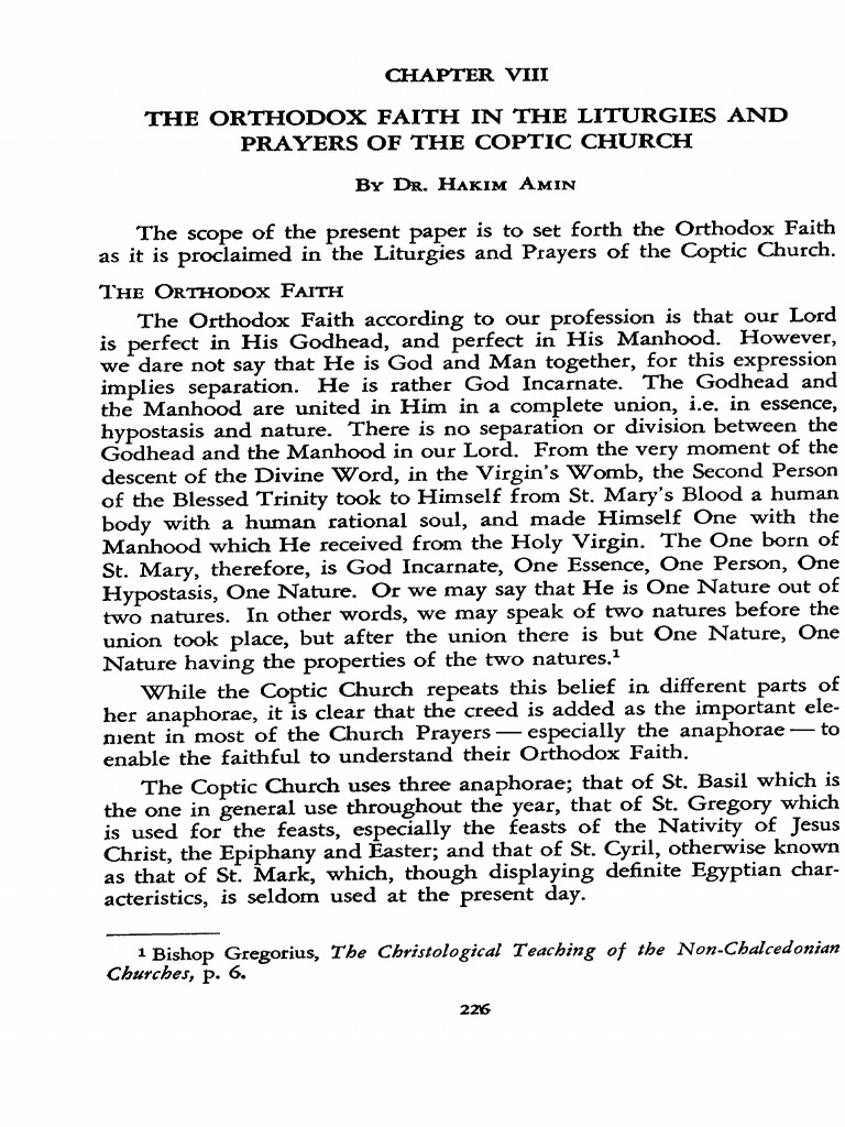 Orthodox Faith in Coptic Liturgies | PDF | Mary, Mother Of Jesus | God ...