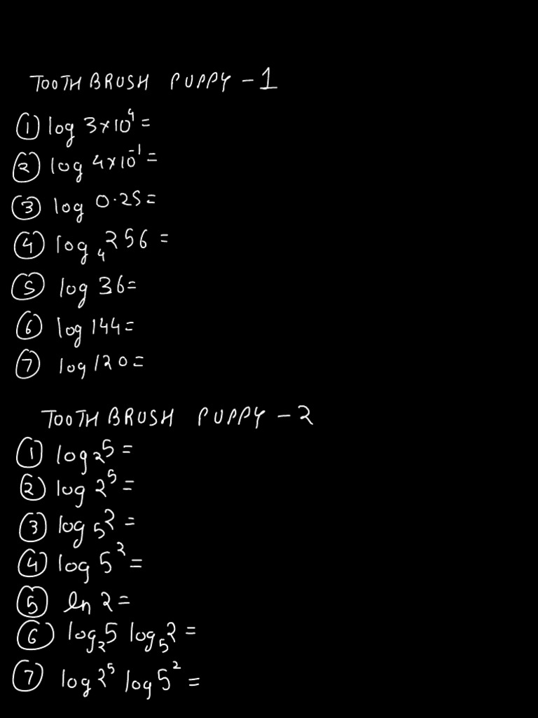 Tooth Brush Puppy Mathematical Tools | PDF