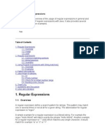 Java and Regular Expressions