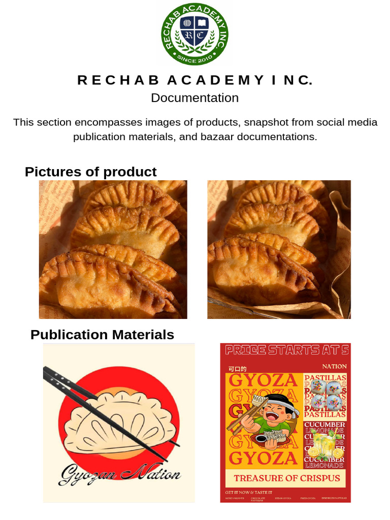 Rechab Academy I NC.: Documentation | PDF