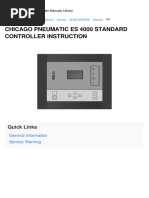 ES 4000 Basic Controller Manual | PDF | Menu (Computing) | Timer