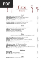 Download Fare Lunch Menu by Fare Restaurant SN85657126 doc pdf