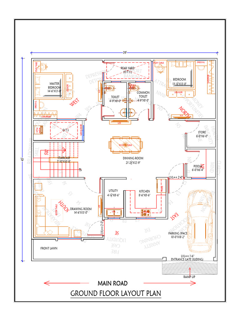 Architectural Design Layout Plan | PDF