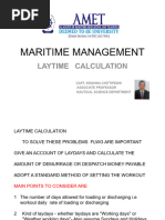 Laytime and Demurrage Calculation Guide | PDF